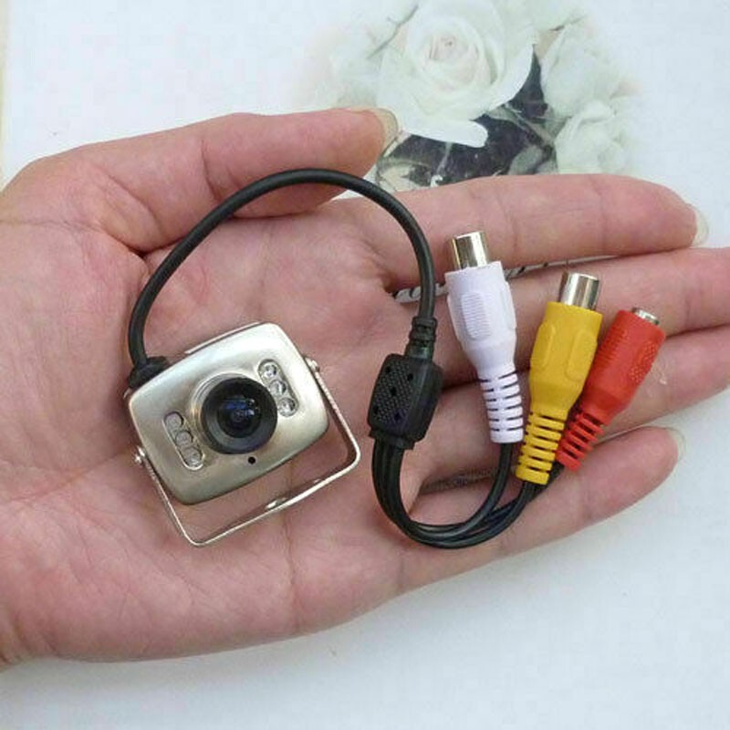 NEW Mini 6IR Leds NIGHT VISION Color Audio Cam Micro CCTV Security Video Camera