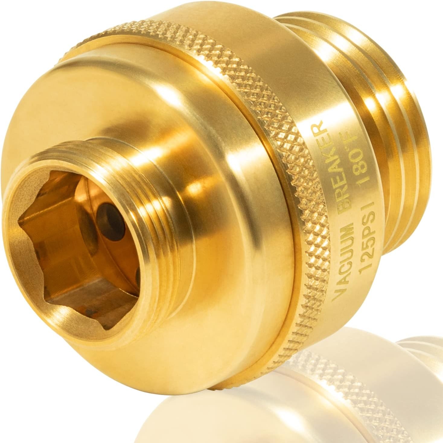 Vacuum Breaker 34HF-BR Brass for Woodford Model 24 43 44 45 46 74 75 and 84