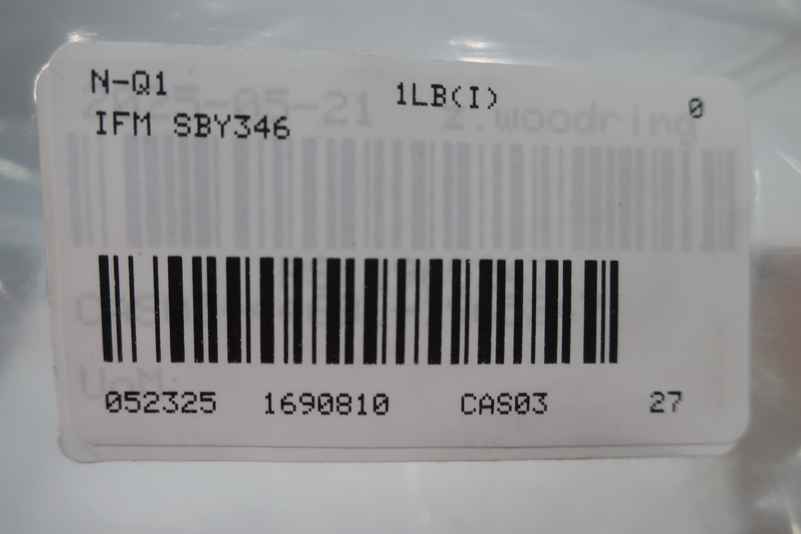 Ifm Efector SBY346 SBY11BF0BPKG/US Flow Sensor 10-30v-dc