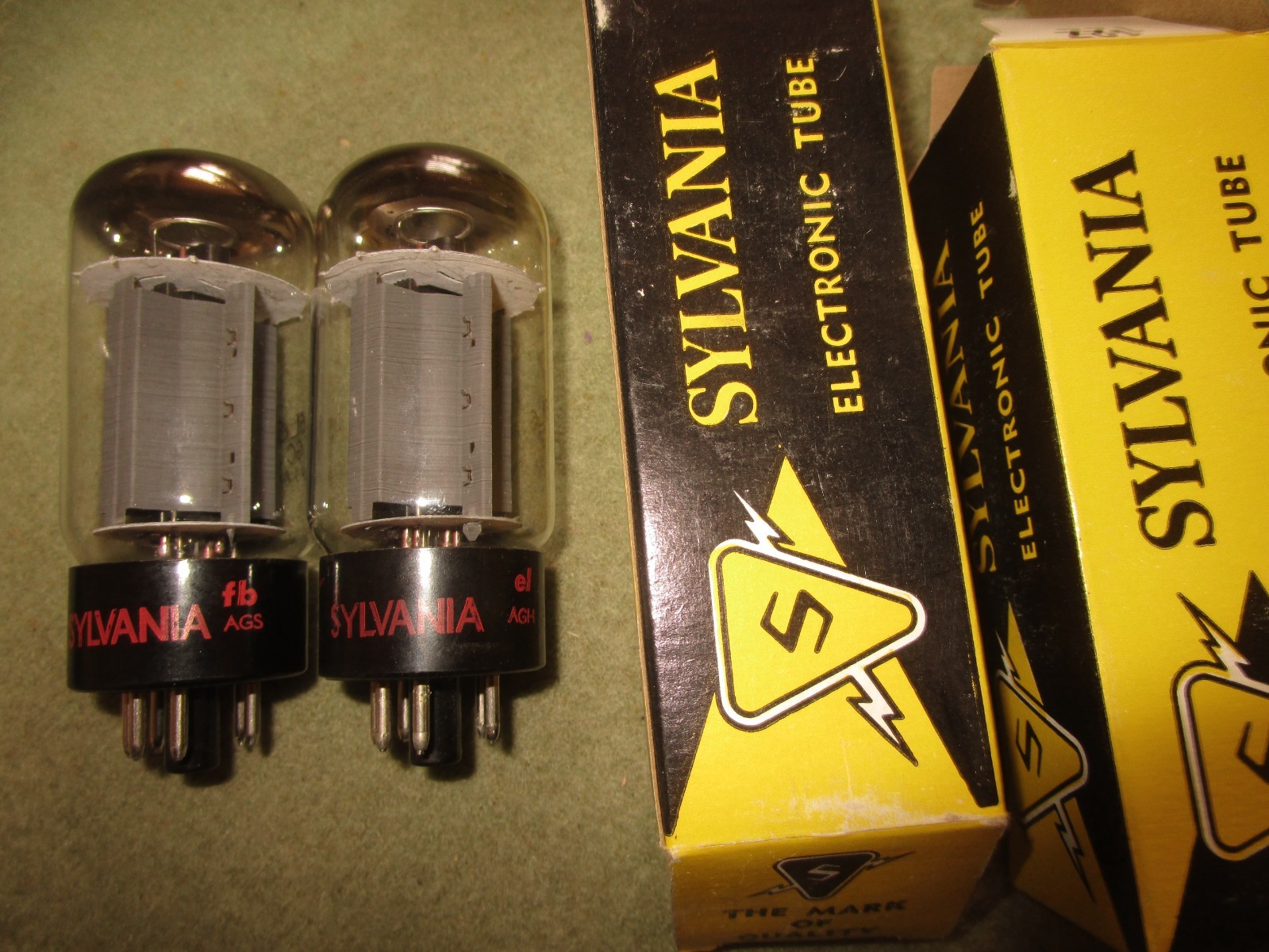 (2) Mint NOS NIB  Sylvania 6L6GC Fender       Ham Radio   Audio  Tube