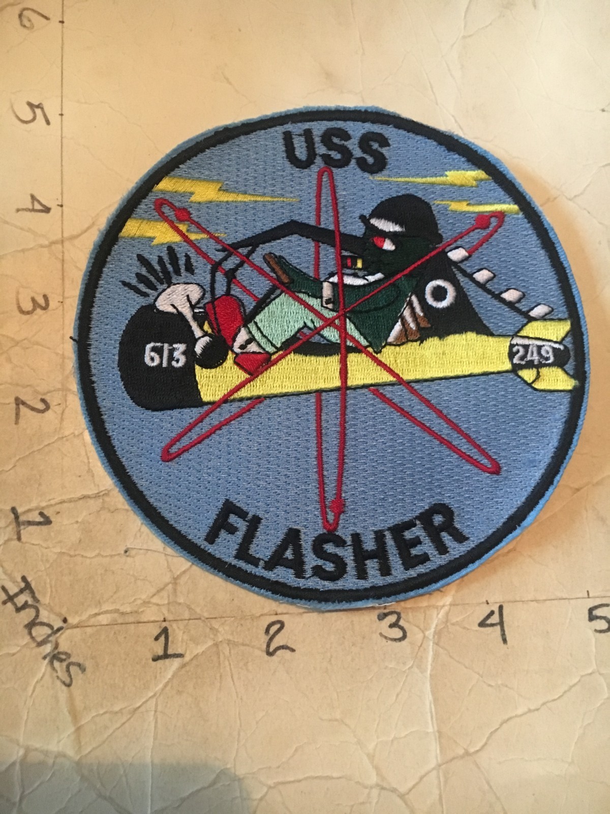 US NAVY USS Flasher SSN-613 Submarine Patch 8/1/25