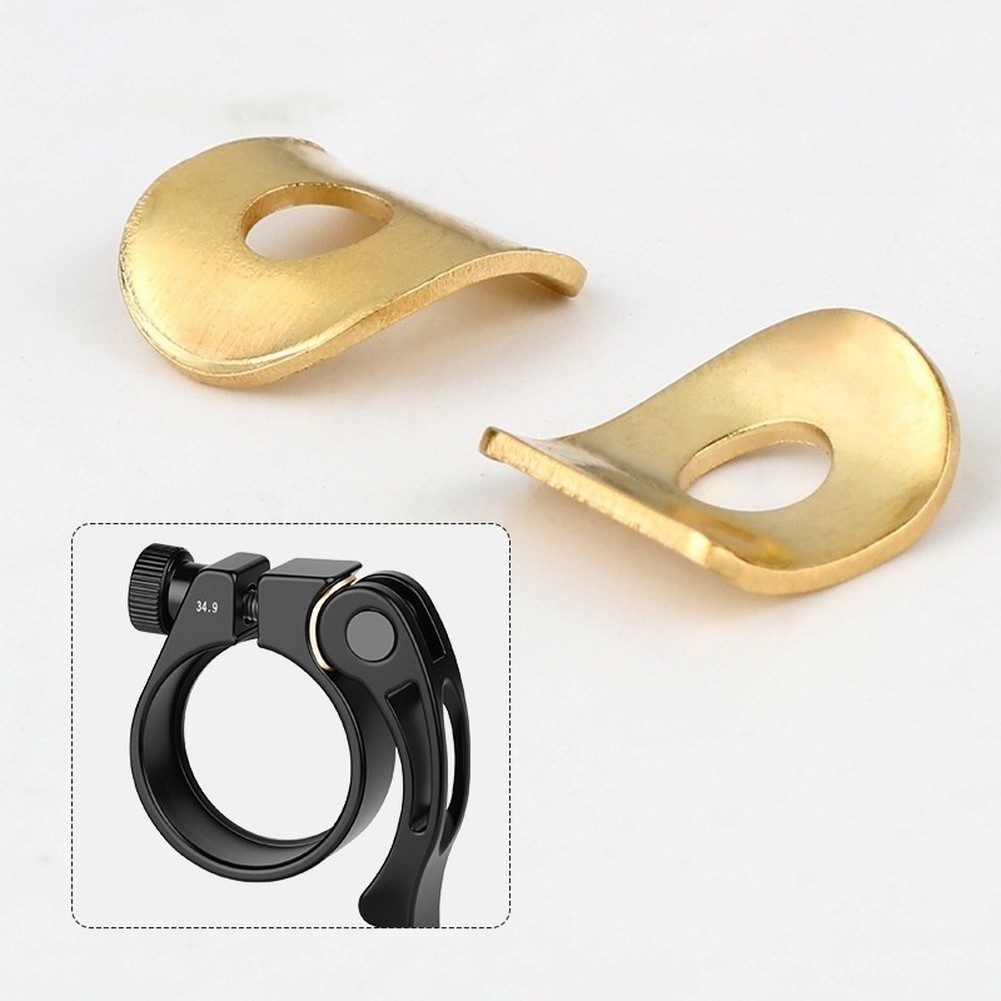 Bicycle Seatpost Shim Set 10pcs Copper Alloy 1.42 0.1 1.4cm Dimensions