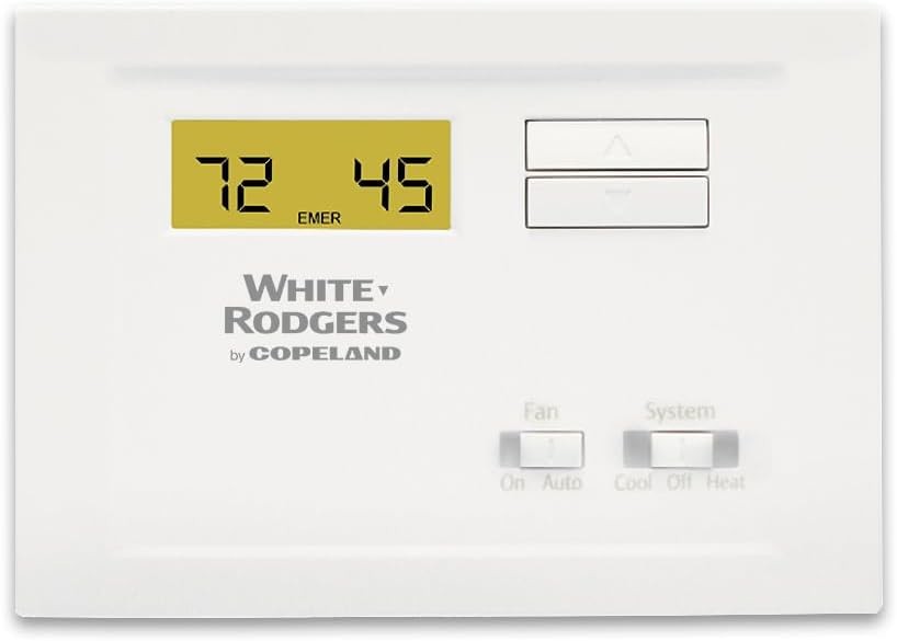 Emerson NP110 Non-Programmable Single Stage Thermostat, 4, 0.5