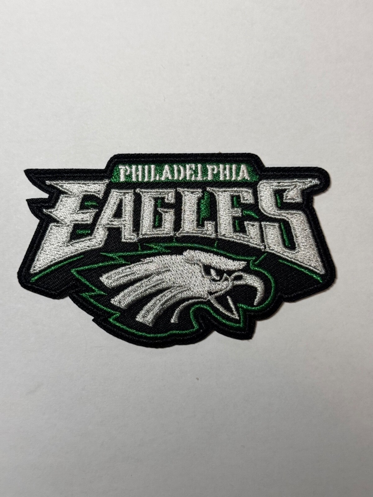 EAGLES FOOTBALL IRON ON  EMBROIDERED PATCH
