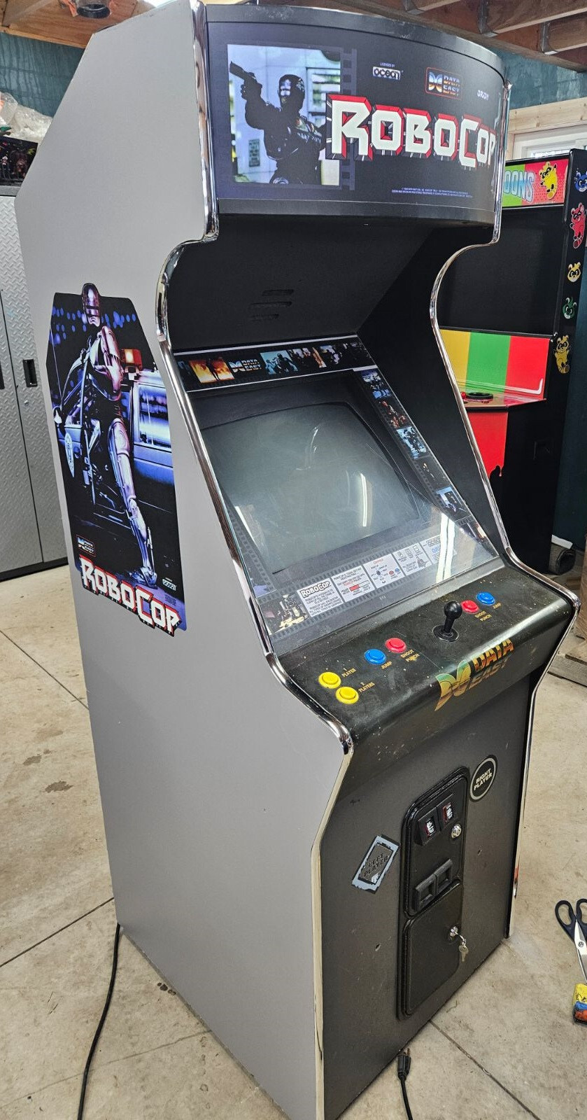 ROBOCOP ARCADE MACHINE by DATAEAST 1988 (Excellent) *RARE*
