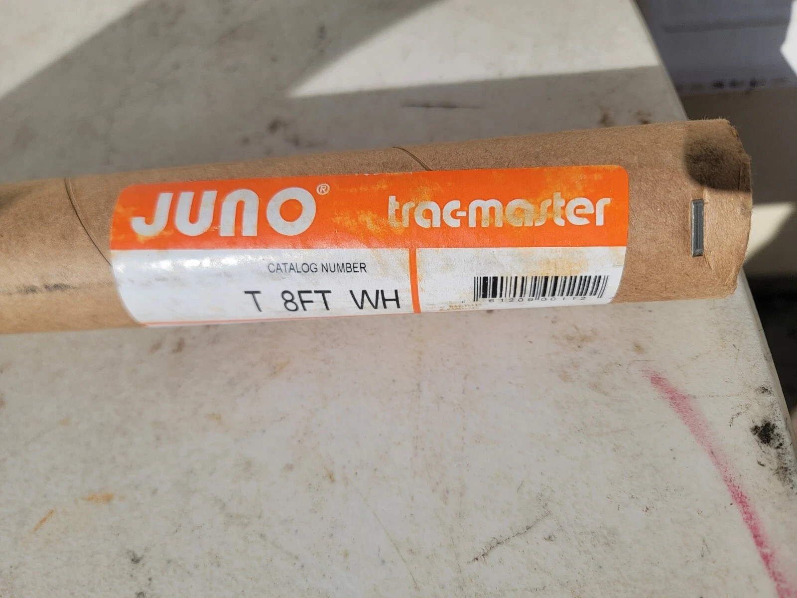 Juno Lighting T8WH Trac-Master Line Voltage Single Circuit Track 8 ft White