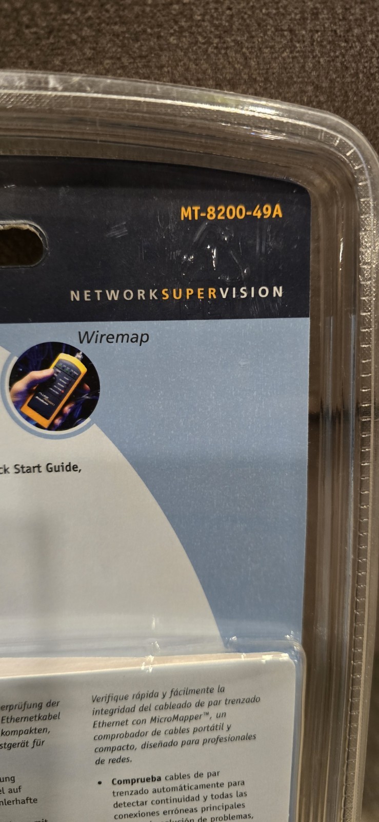 Fluke Networks Micromapper Model MT-8200-49A New and Sealed...