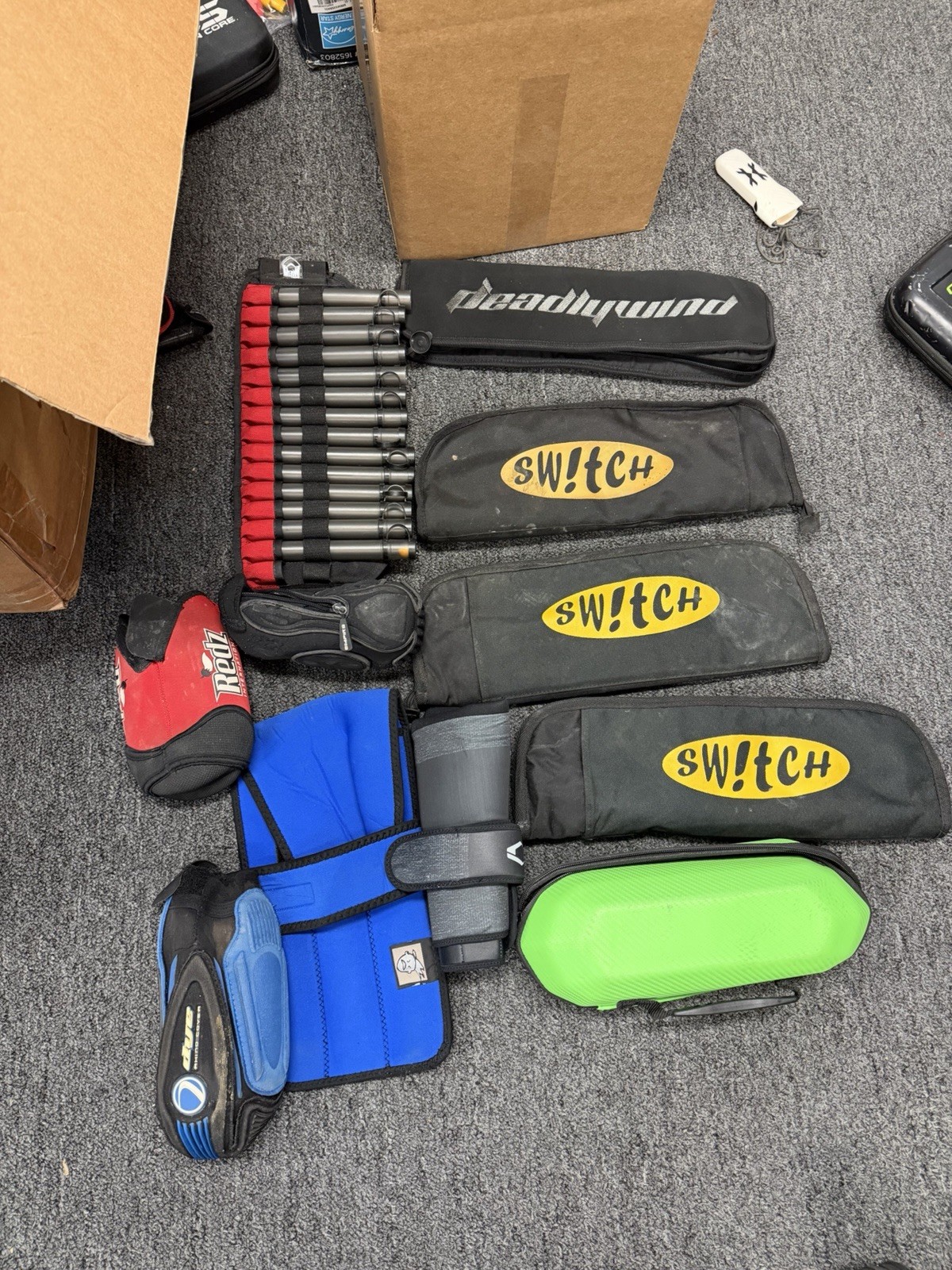 Paintball Lot - Barrel Cases And Tank Cases