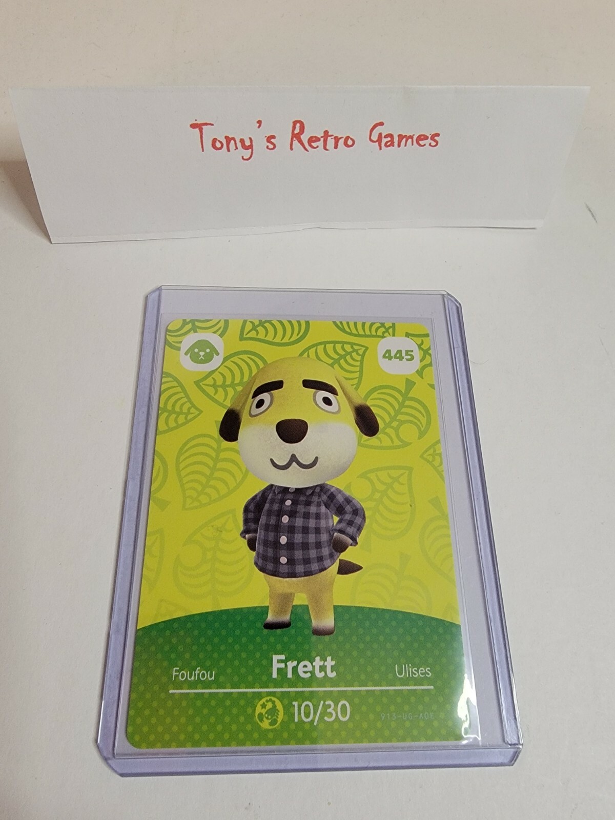 !SUPER SALE! FRETT # 445 Animal Crossing Amiibo Card SERIES 5 MINT NEVER SCANNED