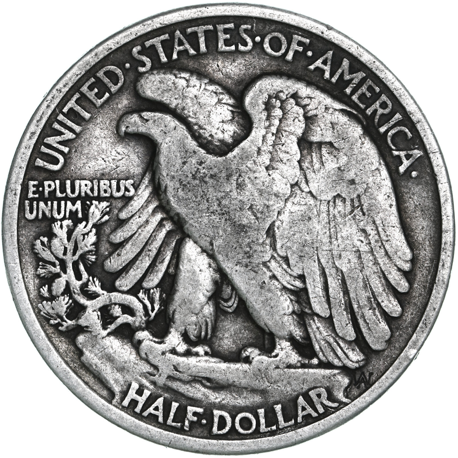 1936 (P) Walking Liberty Half Dollar 90% Silver Fine FN