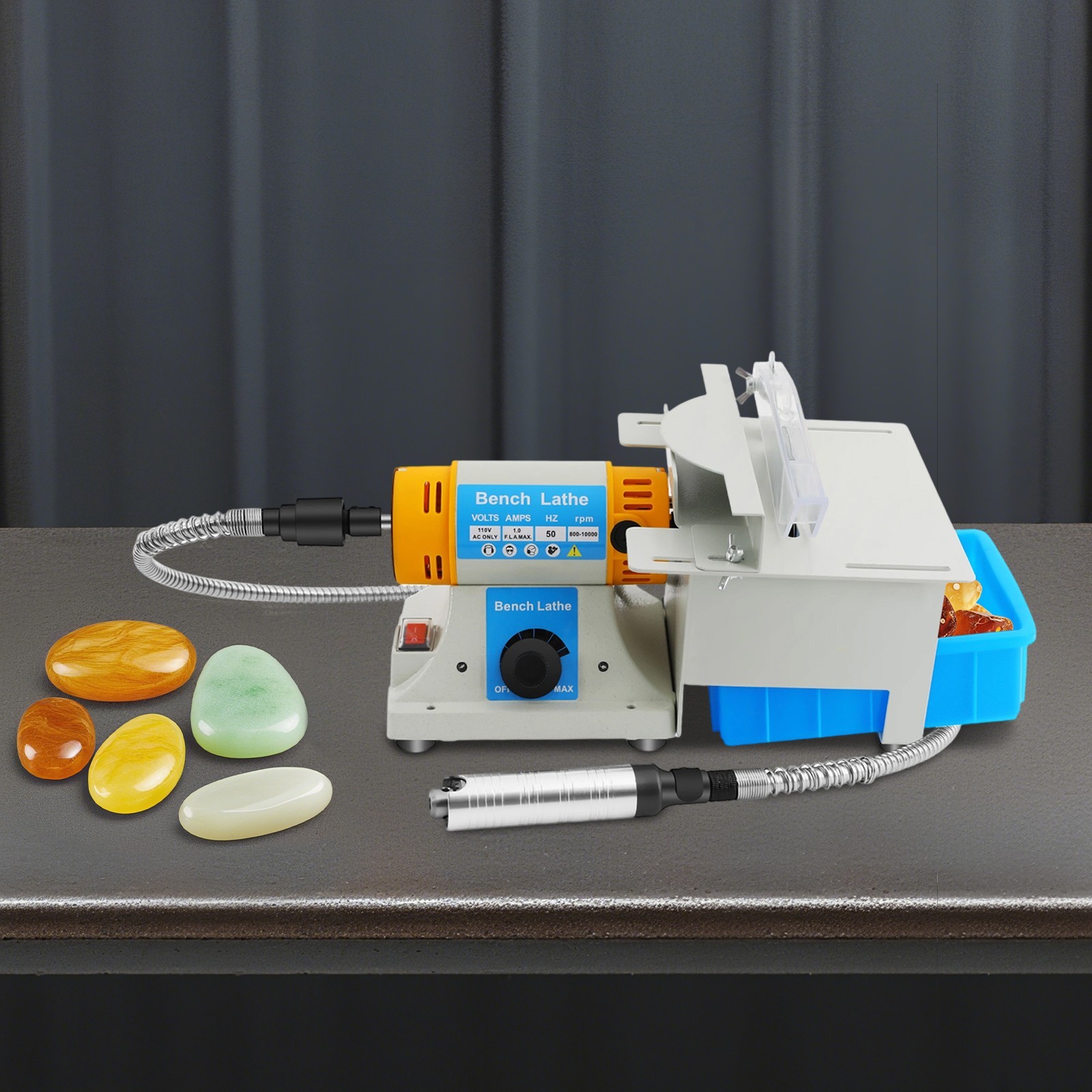 Mini Table Saw, 110V Multifunctional Electric Grinding Machine With Table Saw