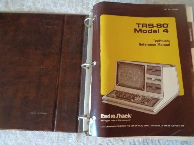 TRS - 80 Model 4 Technical Reference Manual - Catalog No. 26-2110 - Radio Shack