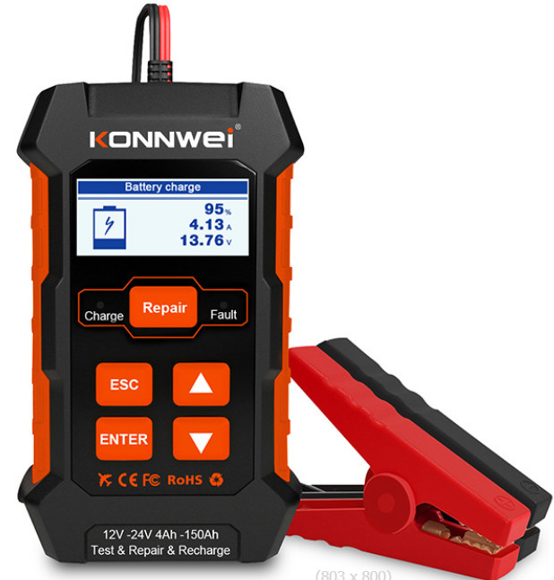 KONNWEI KW520 Automotive Repair Tester Battery Charger Three in One Product