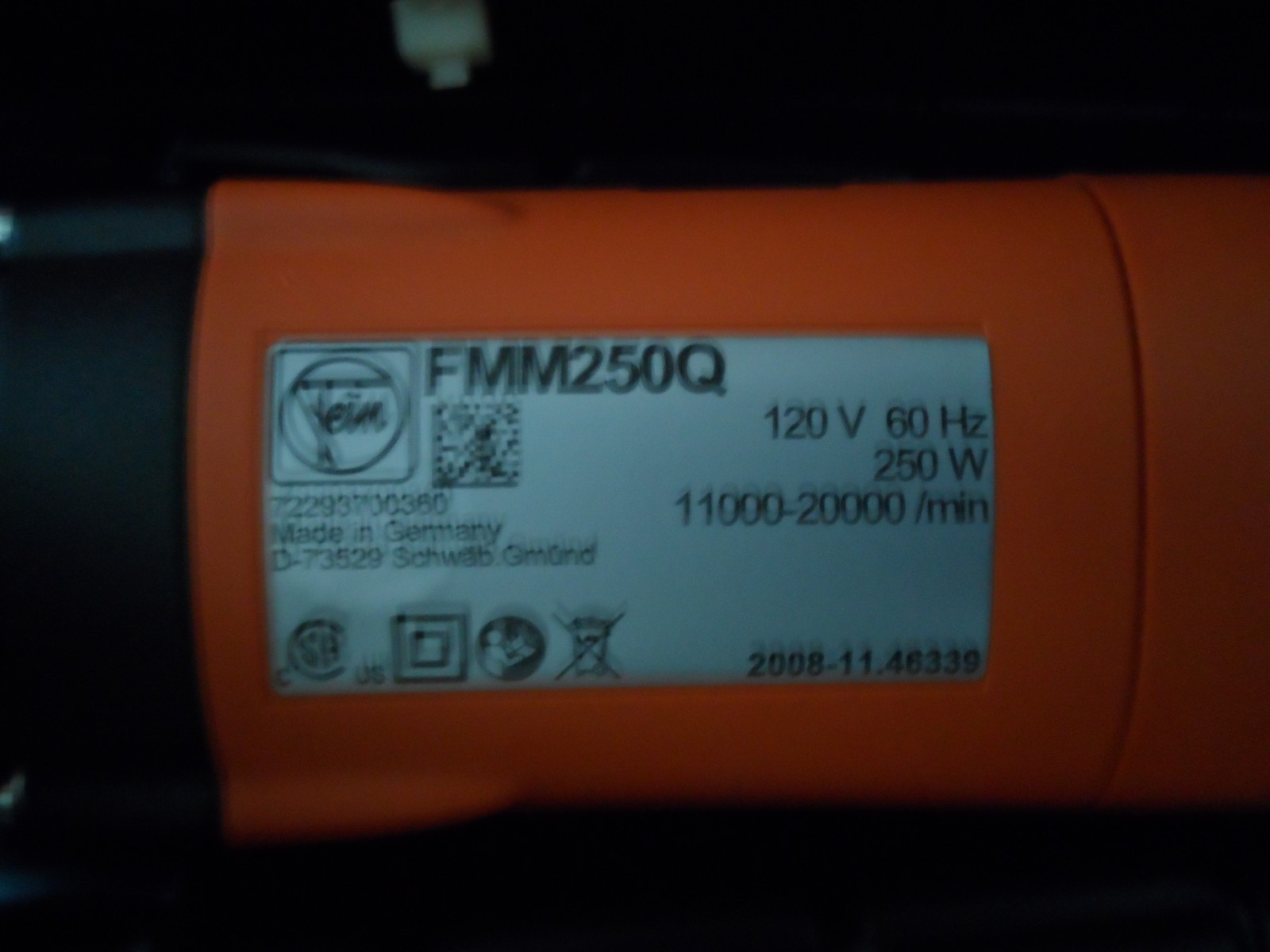 FEIN MultiMaster FMM 250Q Top Variable Speed