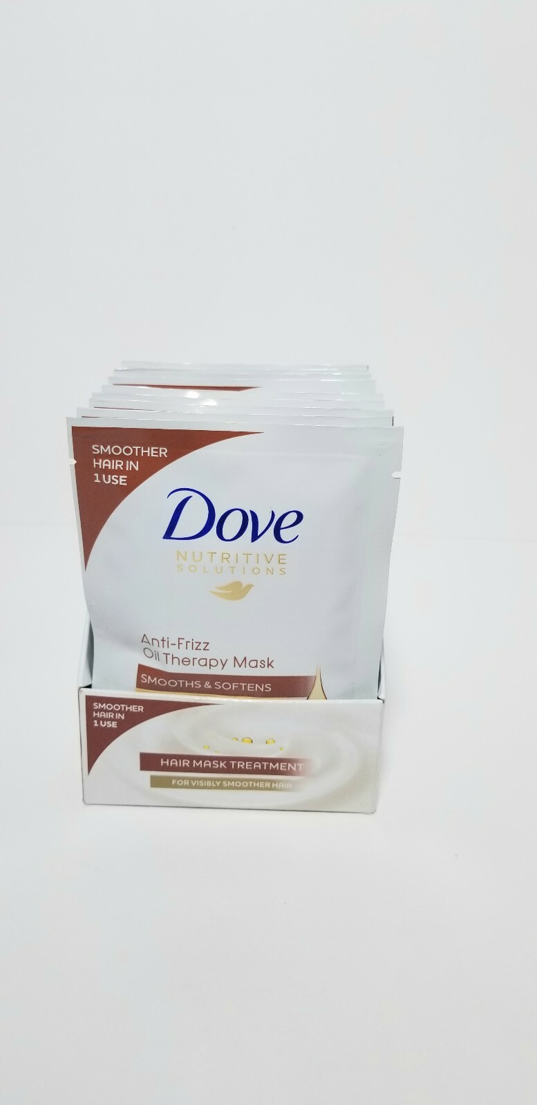 10 Dove Nutritive Solutions Anti-Frizz Oil Therapy Mask Smooths & Softens 1.5 oz