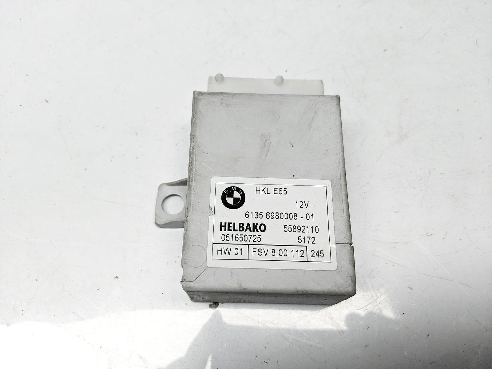 2006 Bmw 750I Decklid Lift Control 61-35-6-980-008