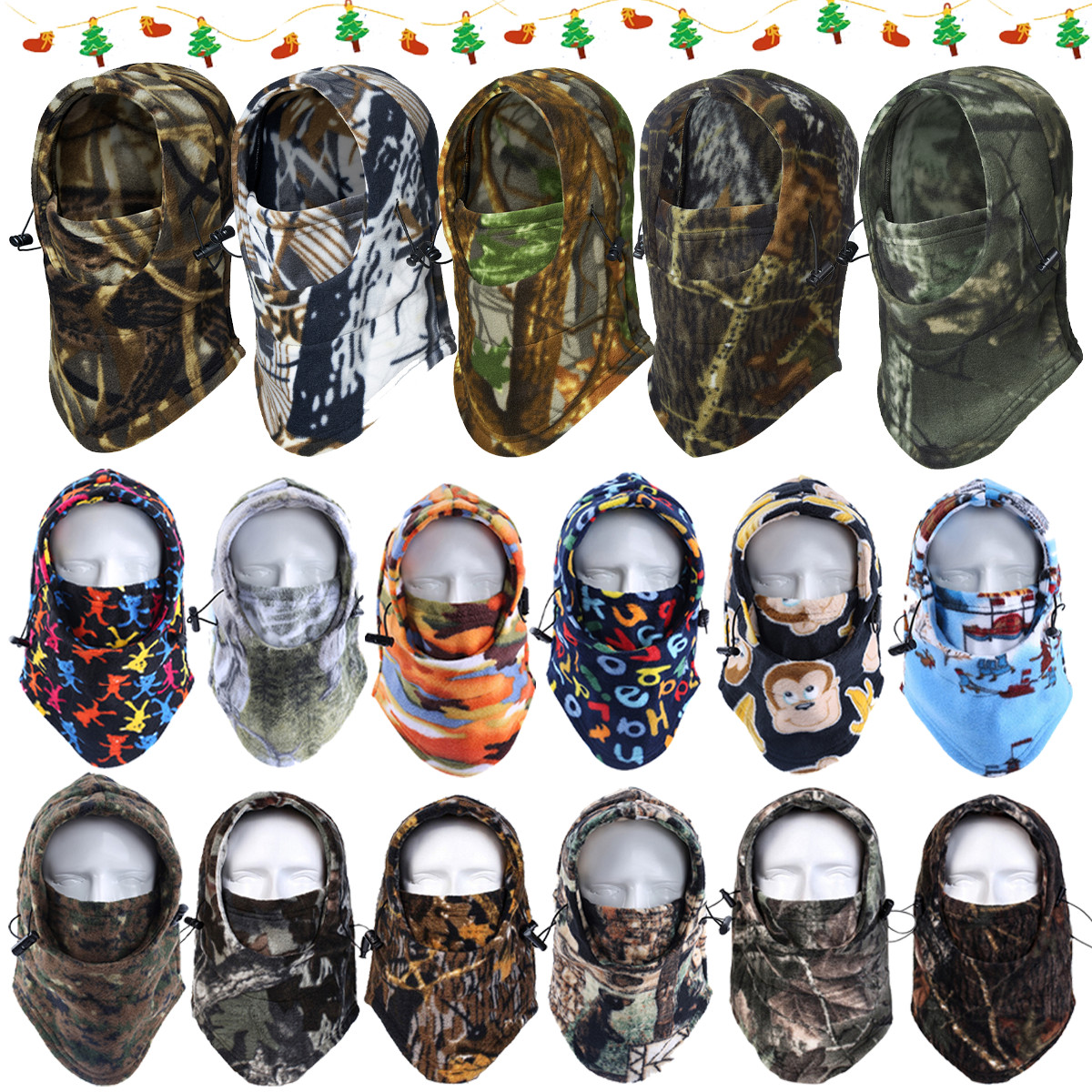 Winter Balaclava Face Mask Hunting Face Mask for Cold Weather Outdoor Sport