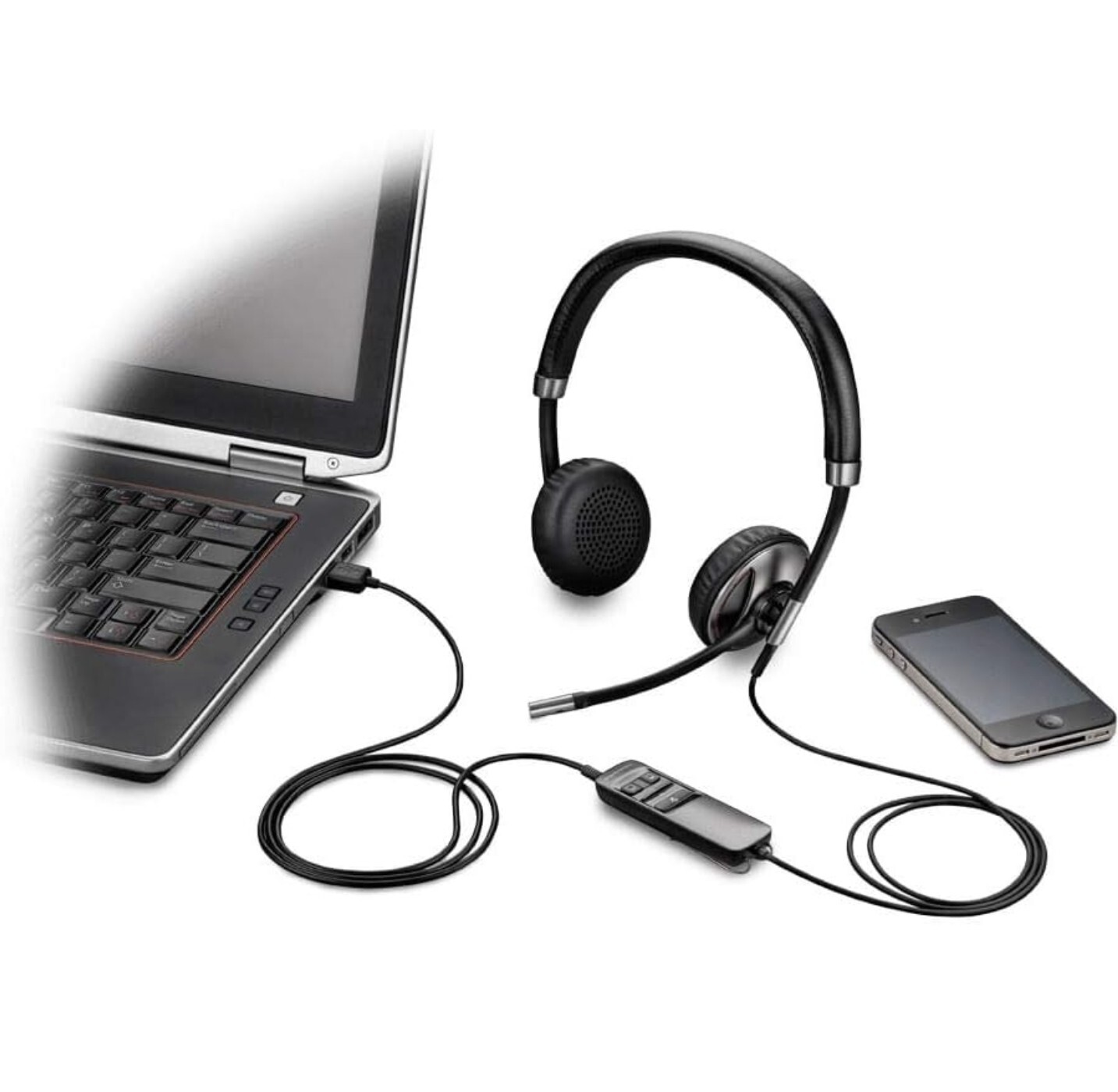 Wireless Bluetooth Headset w USB Remote Work From HOME *FREE SHIPPING*
