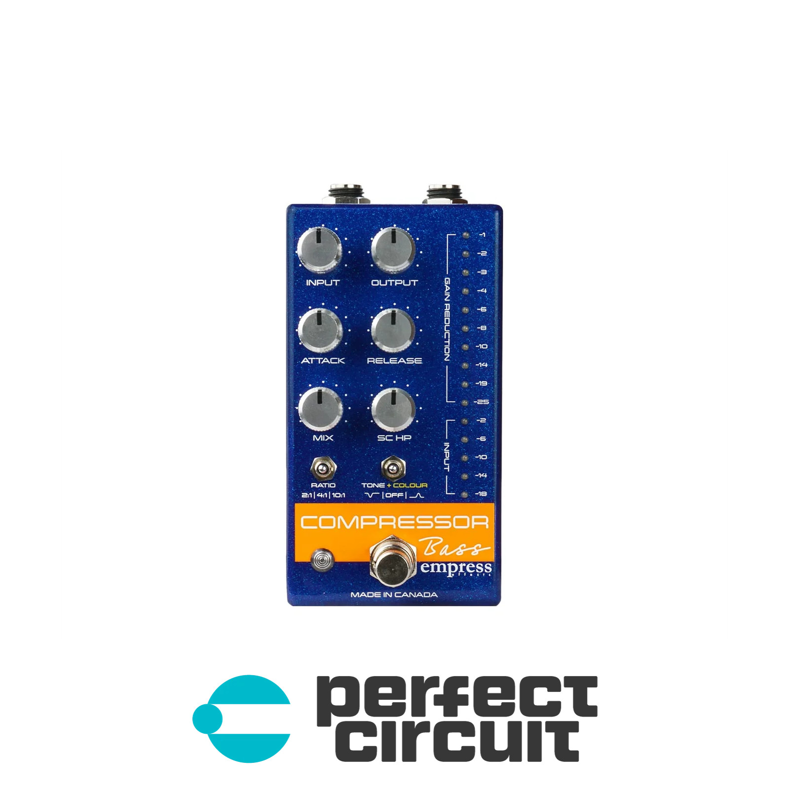 Empress Effects Bass Compressor (Blue) Pedal EFFECTS - NEW - PERFECT CIRCUIT