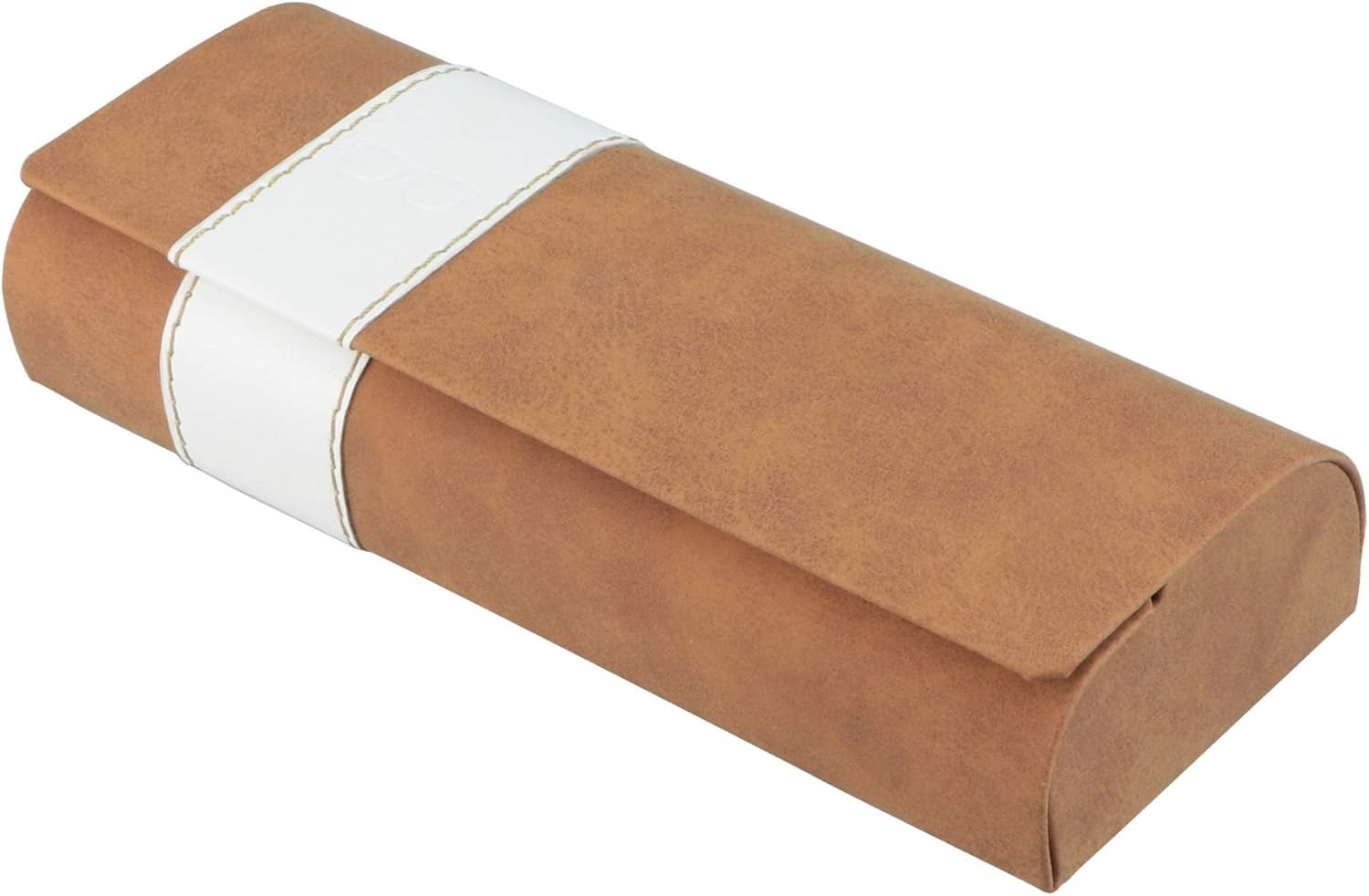 Eyeglass Case Hard Shell, Portable Sunglass Case, Fashionable PU Leather Eyeglas