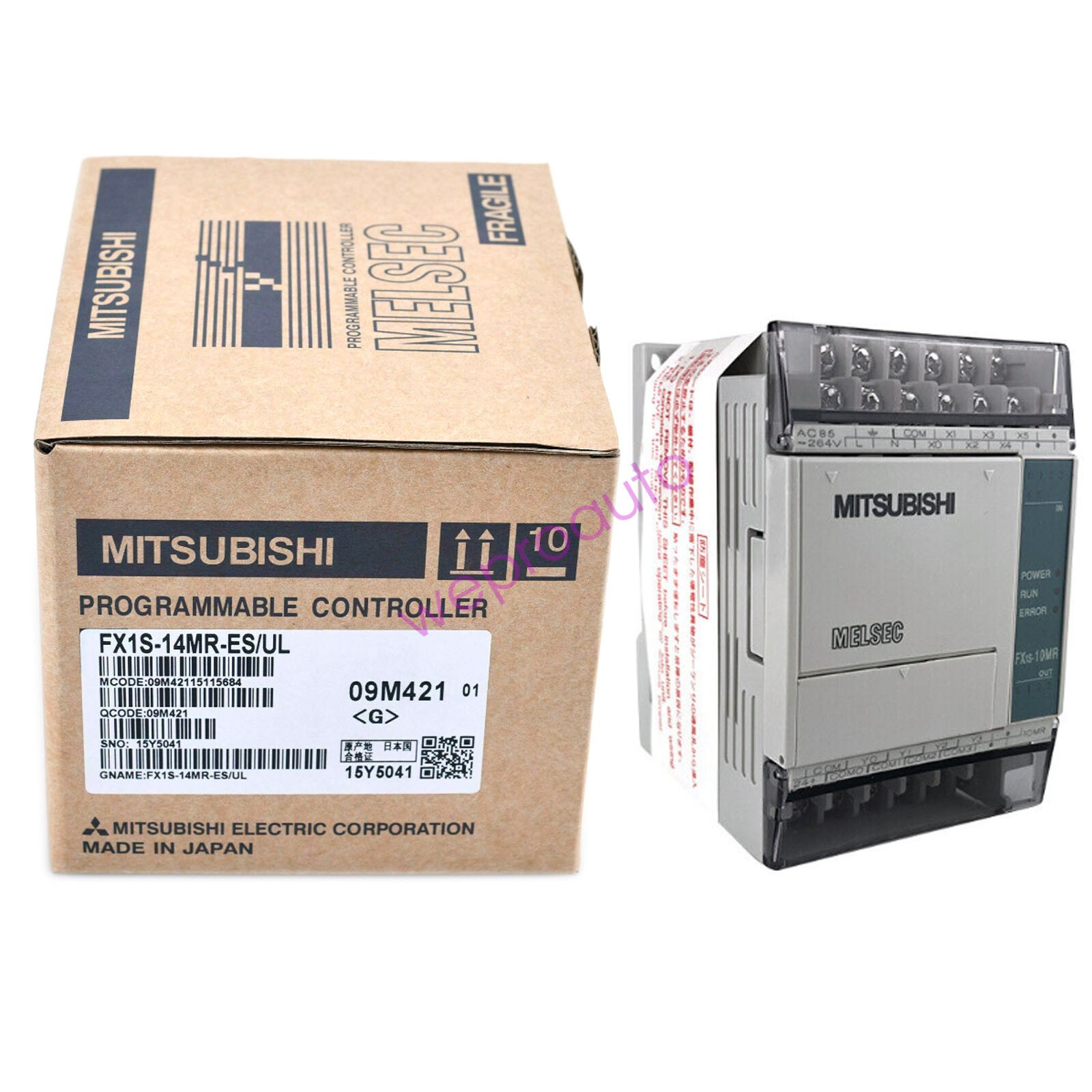 New In Box MITSUBISHI FX1S-14MR-ES/UL (FX1S14MRESUL) Programmable Controller