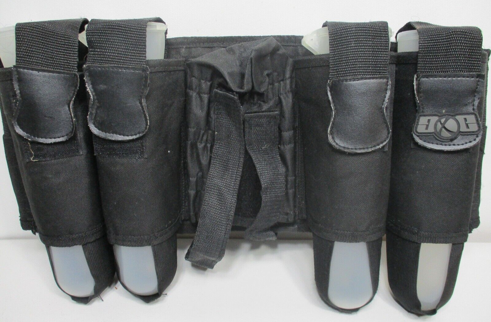 GXG Pod Carrier Includes 4 pods hook and latch Adjustable Belt - Black