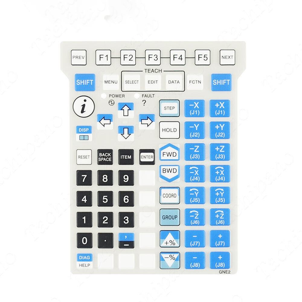New For Fanuc GNE2 Teach Pendant Membrane Keypad Protective Film