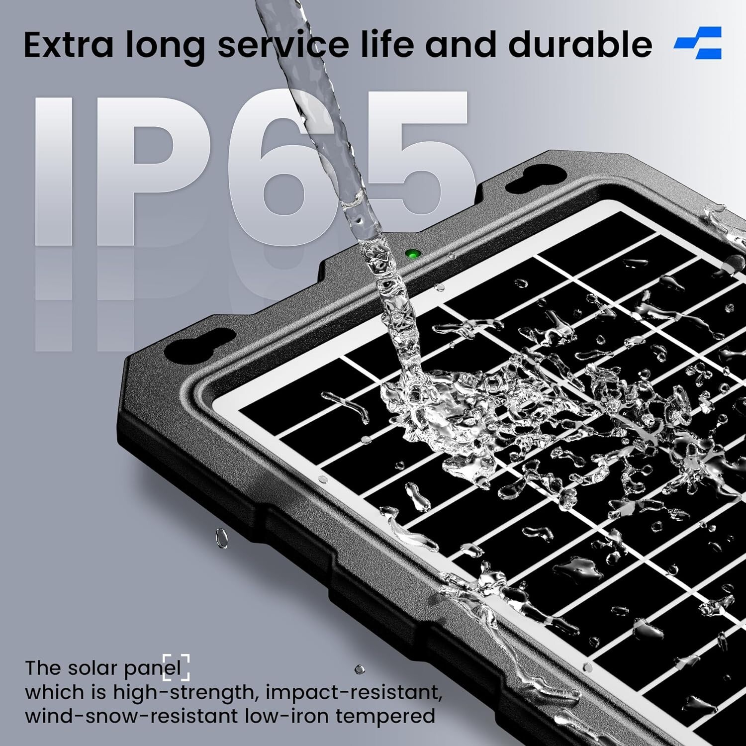 Intelligent 12V Solar Battery Maintainer - Versatile Charging Solution