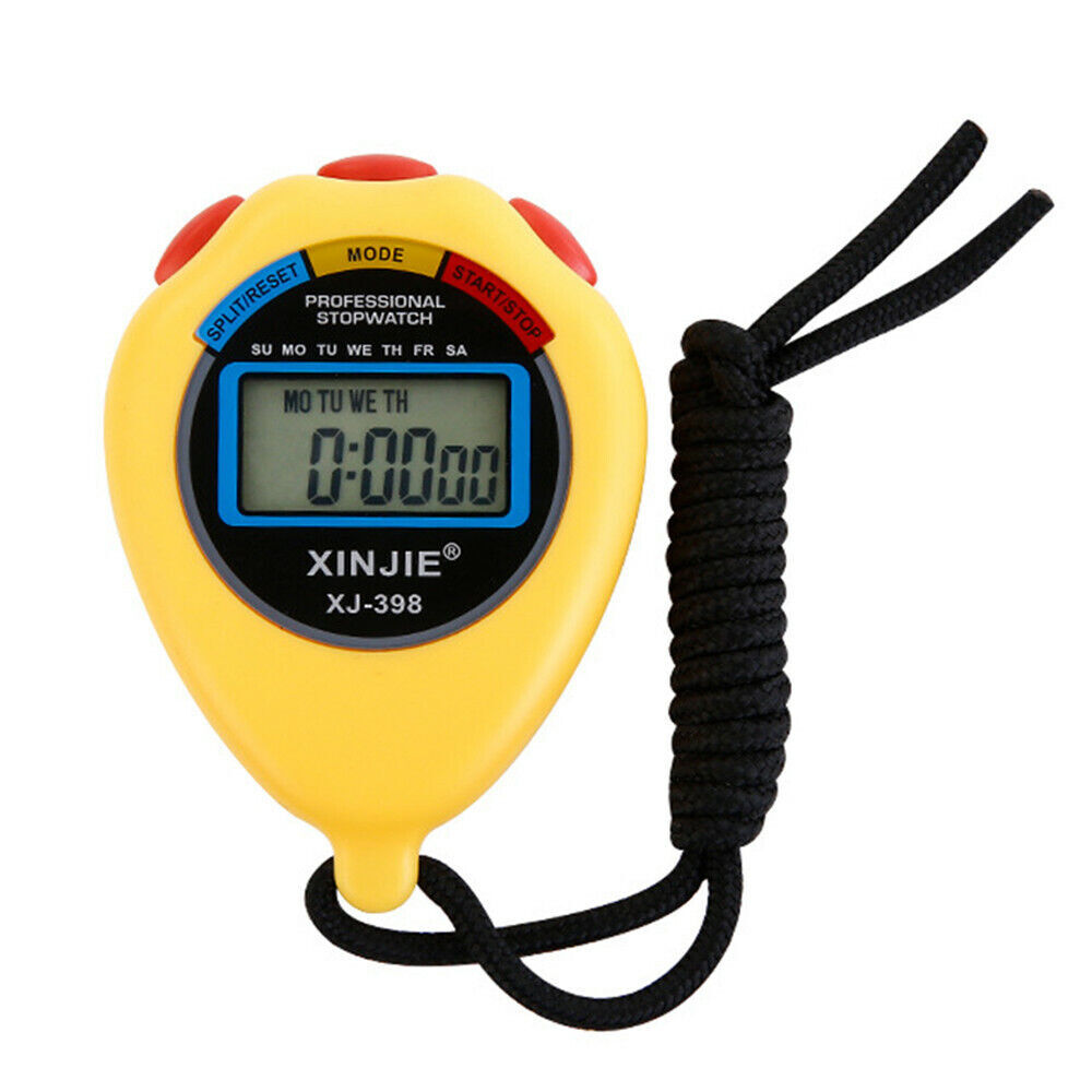 Professional Handheld LCD Chronograph Digital Sports Stopwatch Timer Stop Watch