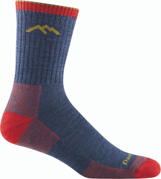 Darn Tough 1466 Denim Merino Wool Men's Hiker Micro Crew Midweight Hiking Sock