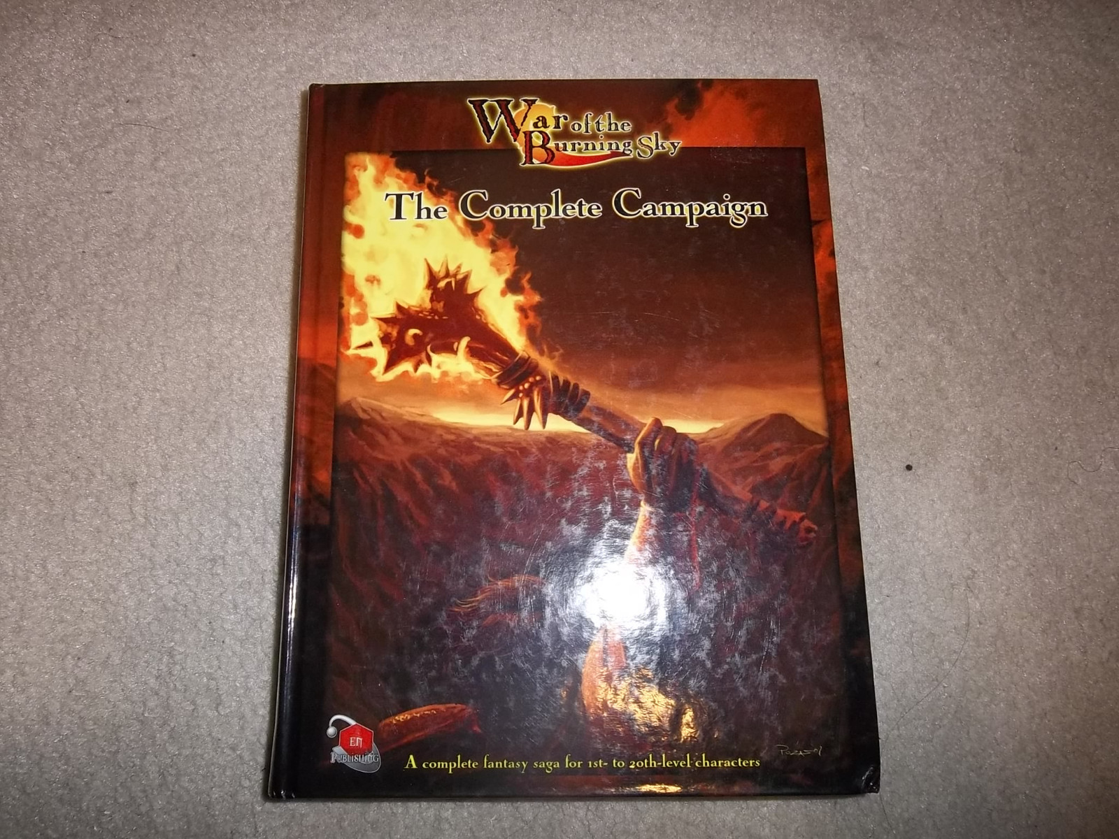 D&D D20 En Publishing War of the Burning Sky The Complete Campaign Hardcover
