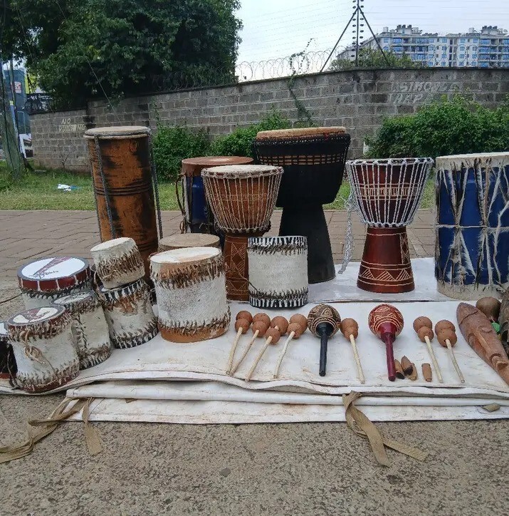 African djembe drum