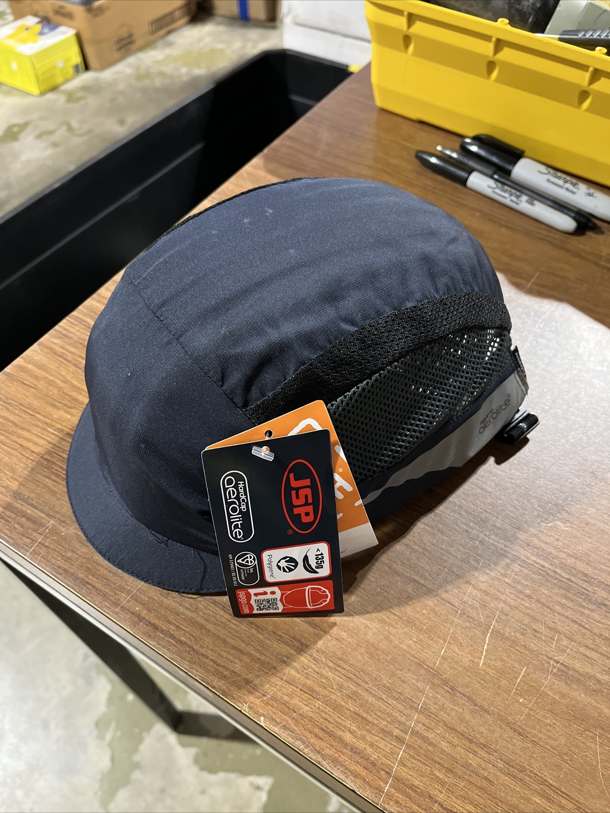 Jsp 282-AEM130-21 Hard Cap Aerolite™ Hat   Oversize Small, Navy