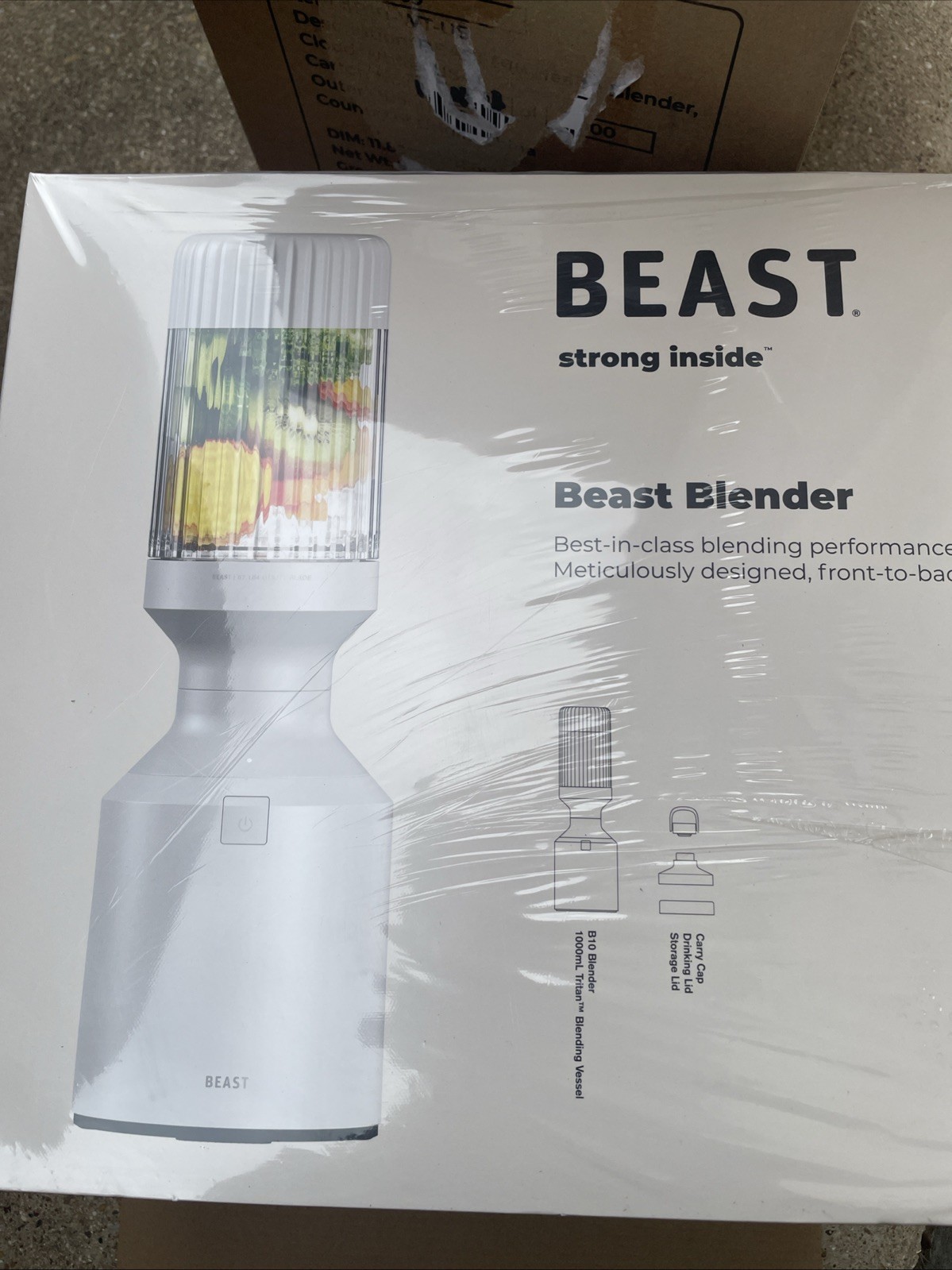 New Beast Health Blender B10 1000ml- Cloud White