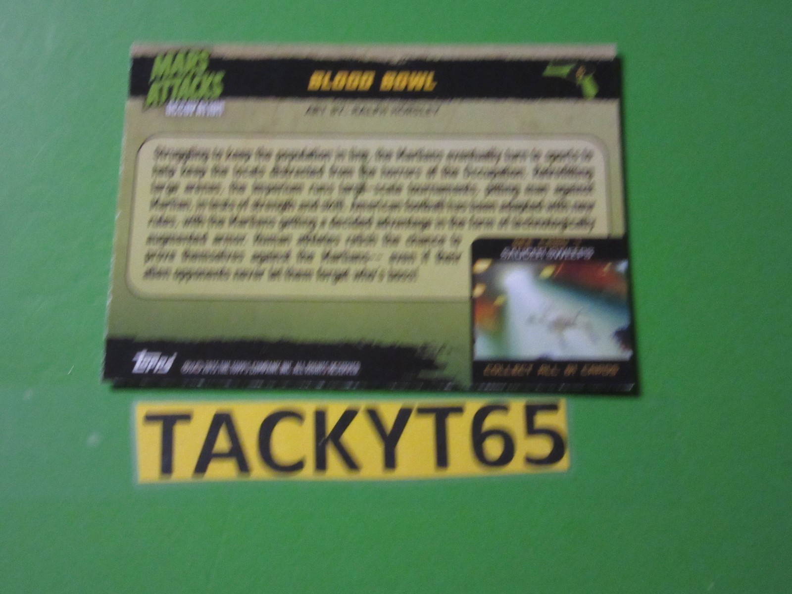 2015 MARS ATTACKS OCCUPATION SINGLE BASE CARD(S) NEW YOU CHOOSE