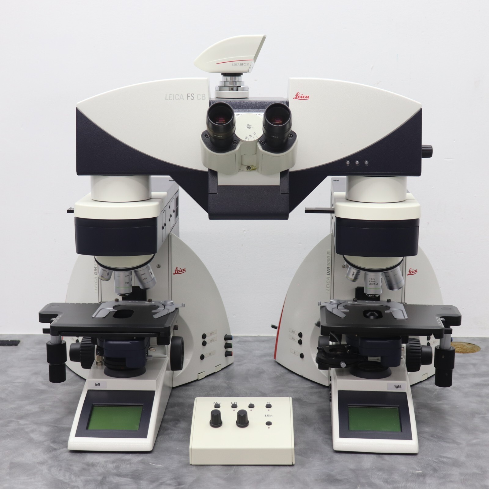 Comparison Microscope Leica FS CB Motorized Dual Microscope Forensic / Research