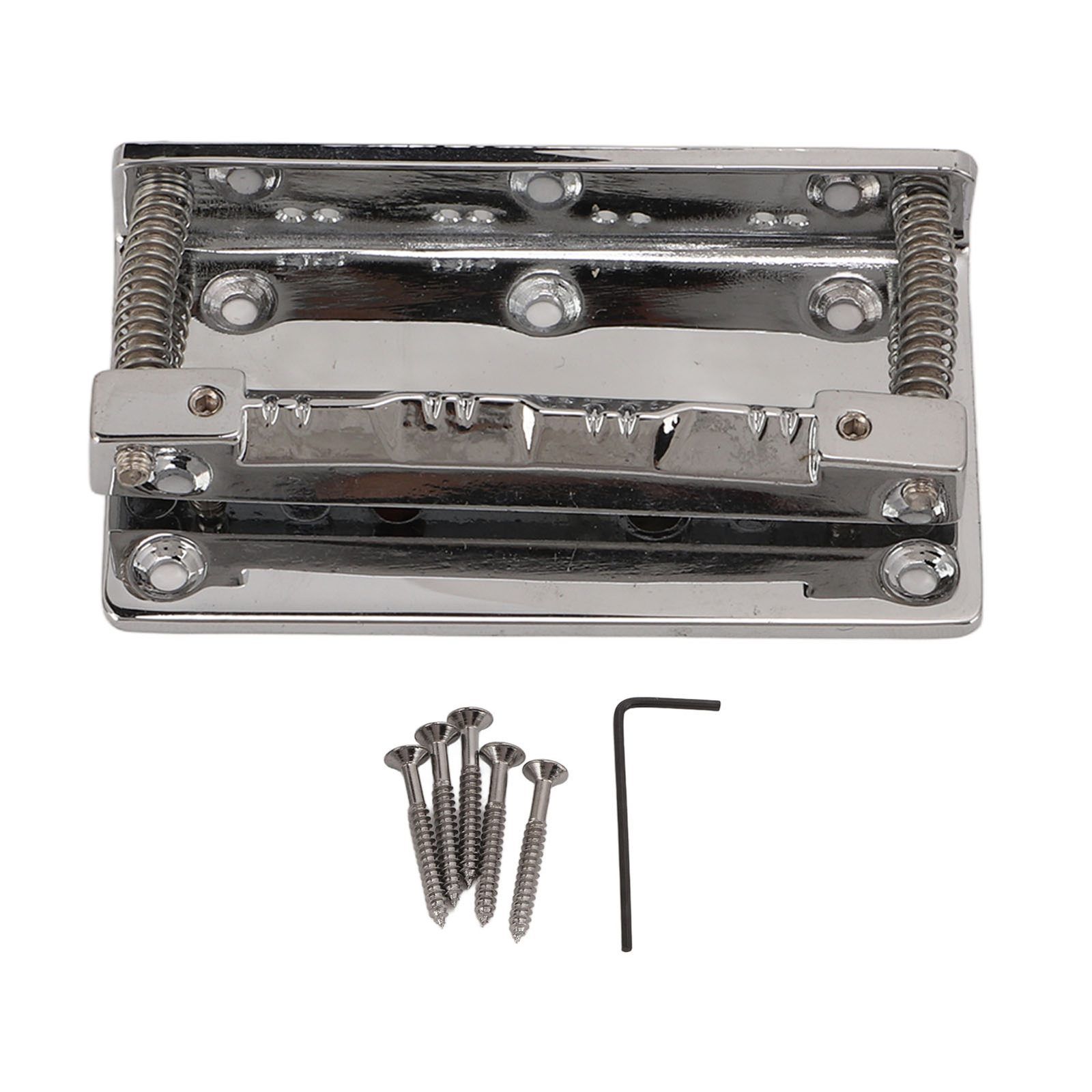 Silver 8 String Mandolin Tailpiece Rectangle Guitar Instrument Accessories Part