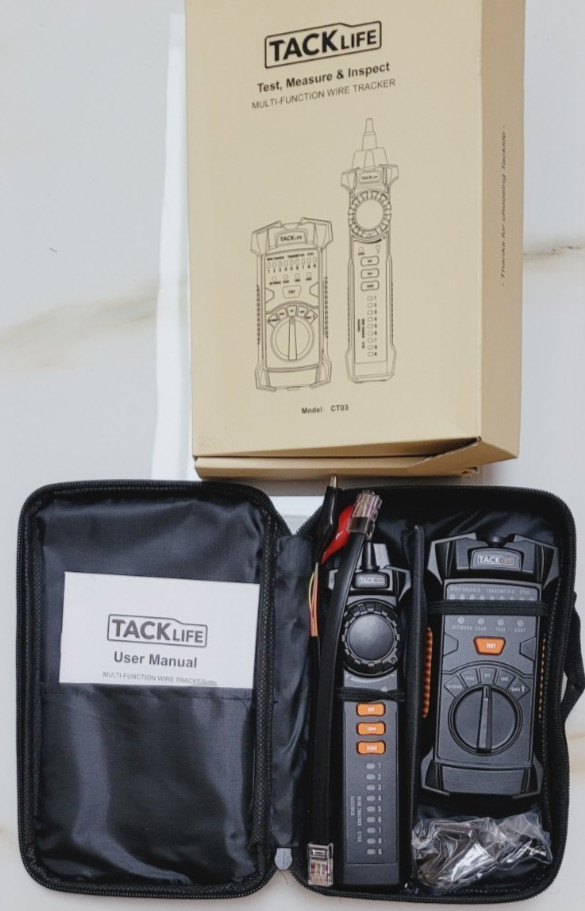 WIRE TRACKER TEST MEASURE & INSPECT ELECTRICIAN NETWORK TECHNICIAN TACKLIFE