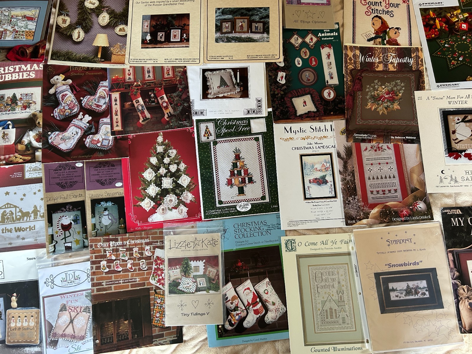 Various Stitch Leaflets Christmas, Holidays, and Winter U-PICK Some OOP Volume 2