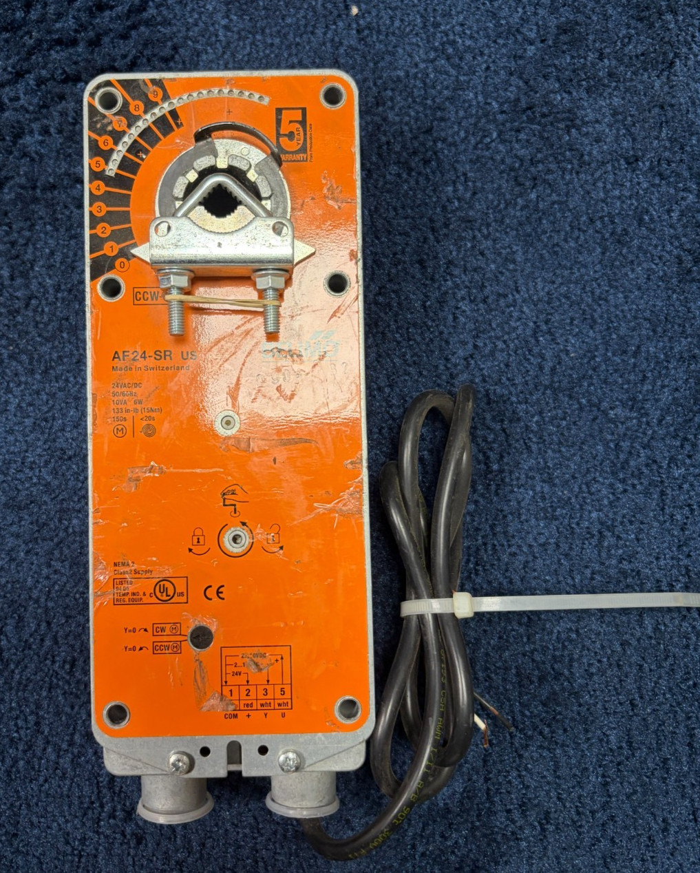 BELIMO Spring Return Damper Actuator AF24-SR US AF24SR 24VAC HVAC