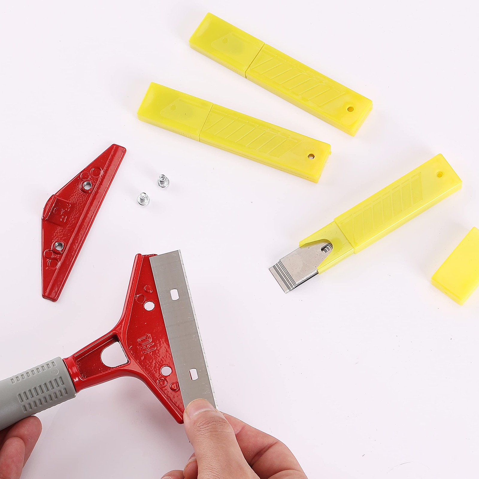 Bates Replacement Scraper Blades, 4 Inch, 10 Pcs, Scraper Blades, Floor Scrap...