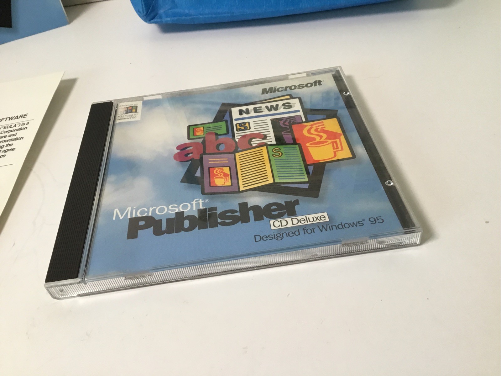 microsoft publisher Windows 95 Disc And Key .