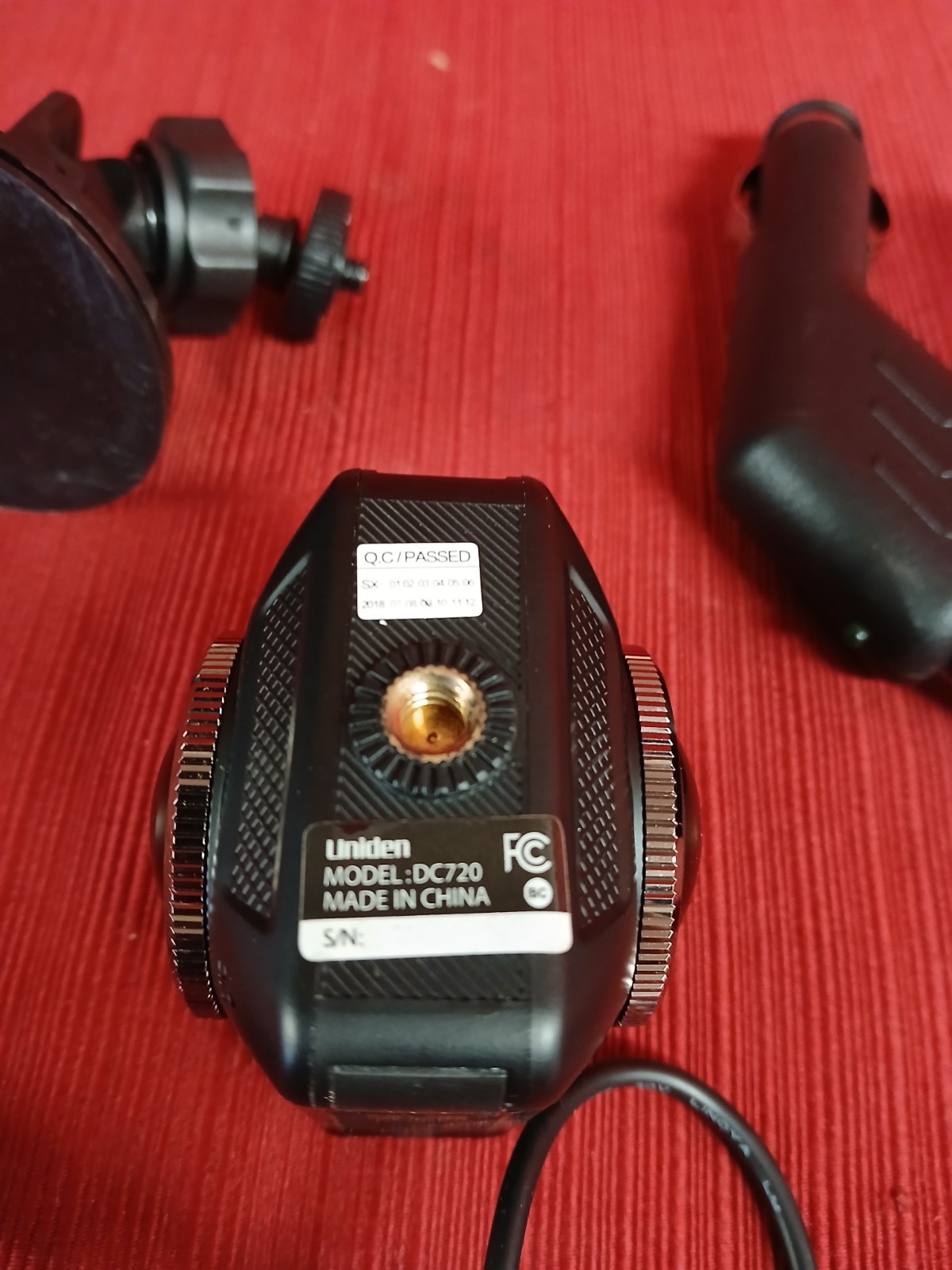 Uniden Dual Lens Dash Cam Model DC720- NEW