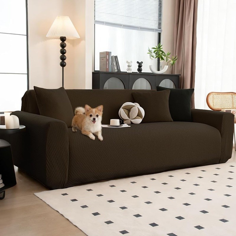 Pet-Friendly Stretch Sofa Cover Washable Durable Easy Installation Protector New
