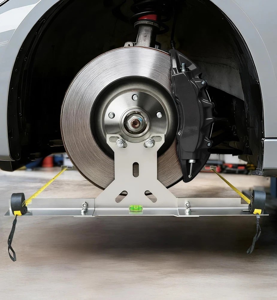 Wheel Toe Alignment Tool Kit Toe Plates w/ Tape Measures Car Truck SUV DIY