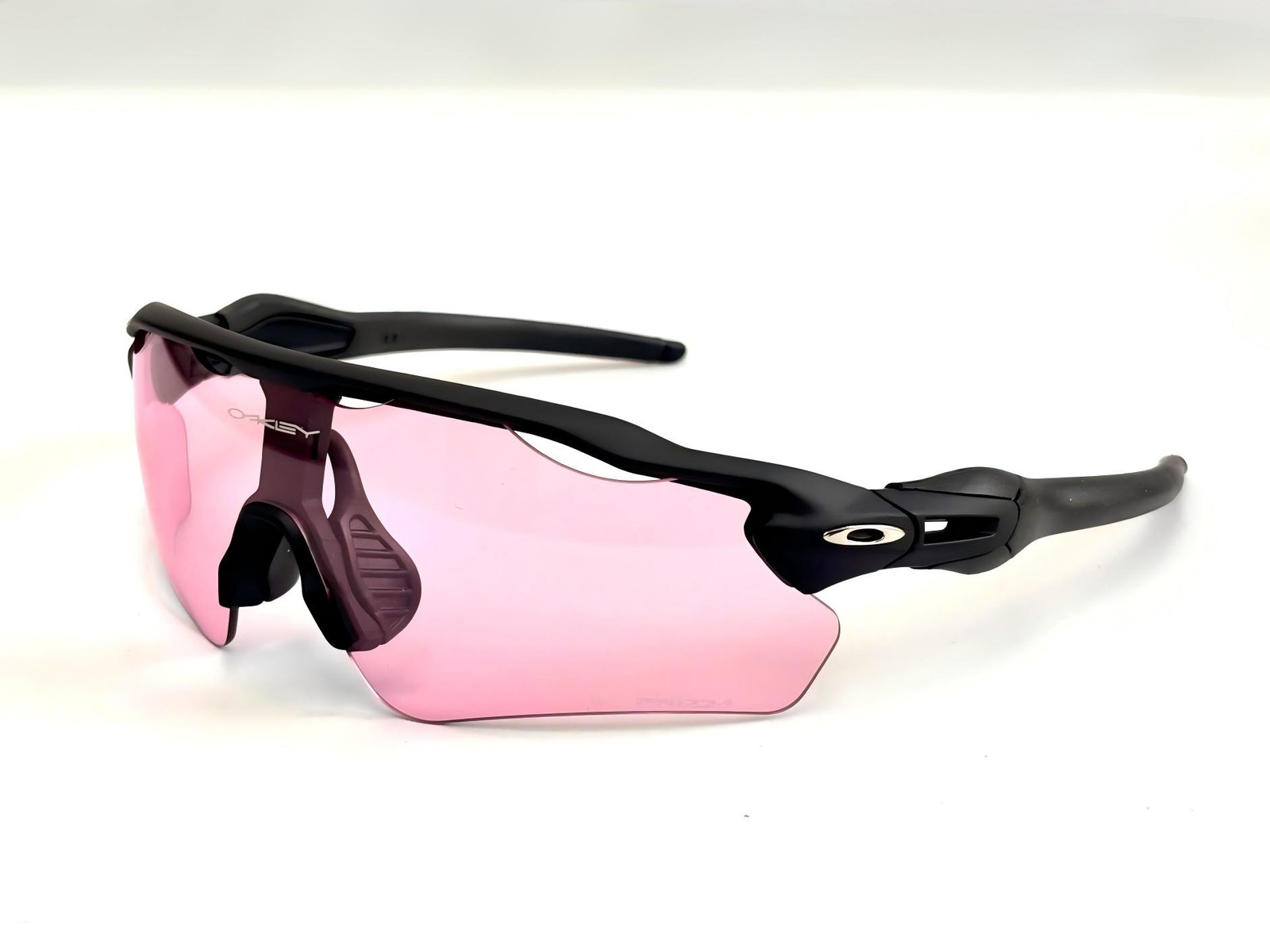 NEW Oakley Radar EV Patn Sunglasses Black Frame Pink Prizm Lenses OO9208