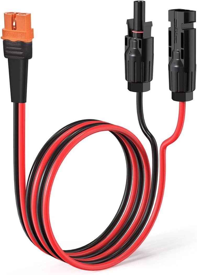 10AWG 2FT Solar to XT60i Cable 2 10 25 35 50 2FT,