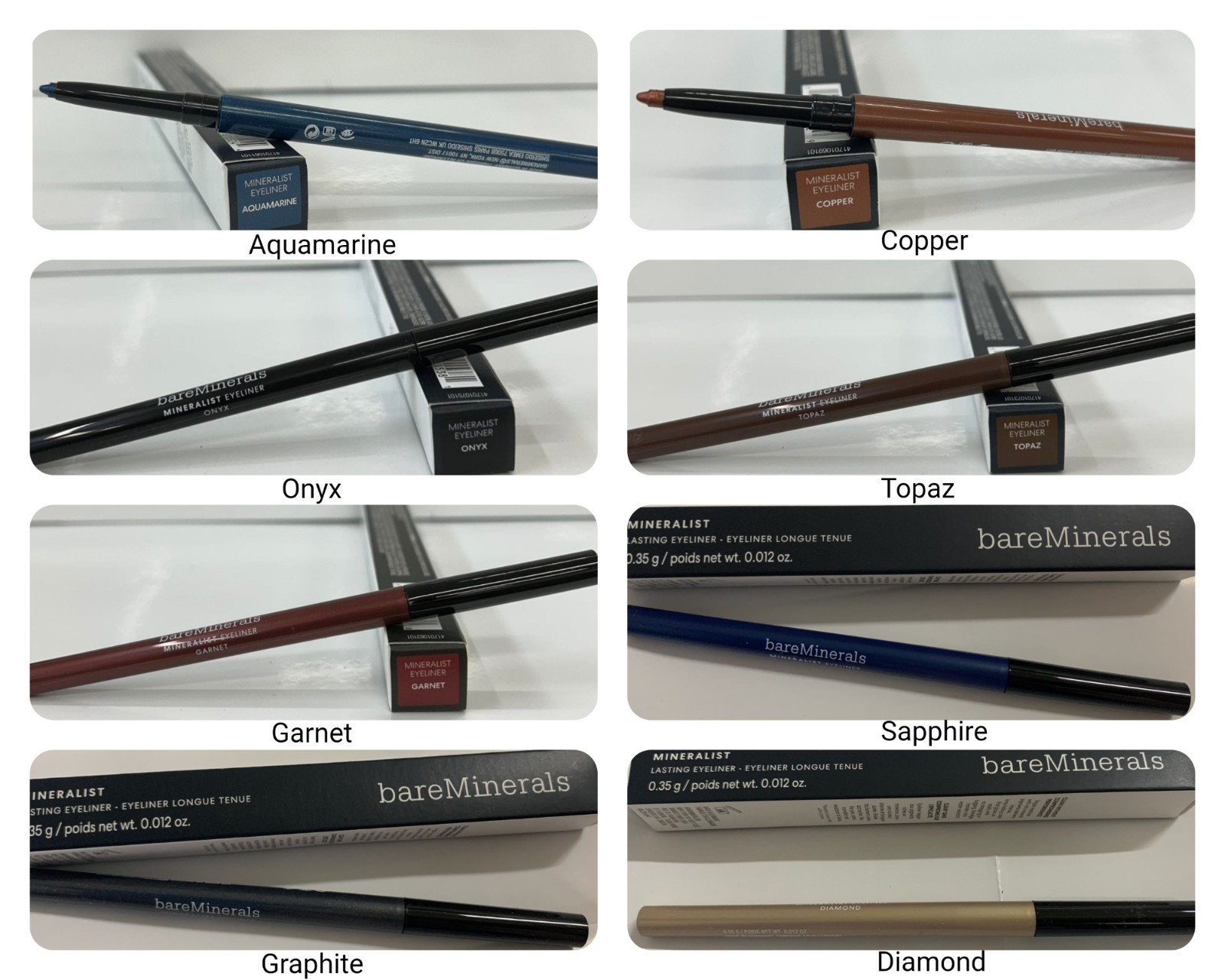 bareMinerals Mineralist Lasting Eyeliner 0.012 oz Choose Shade
