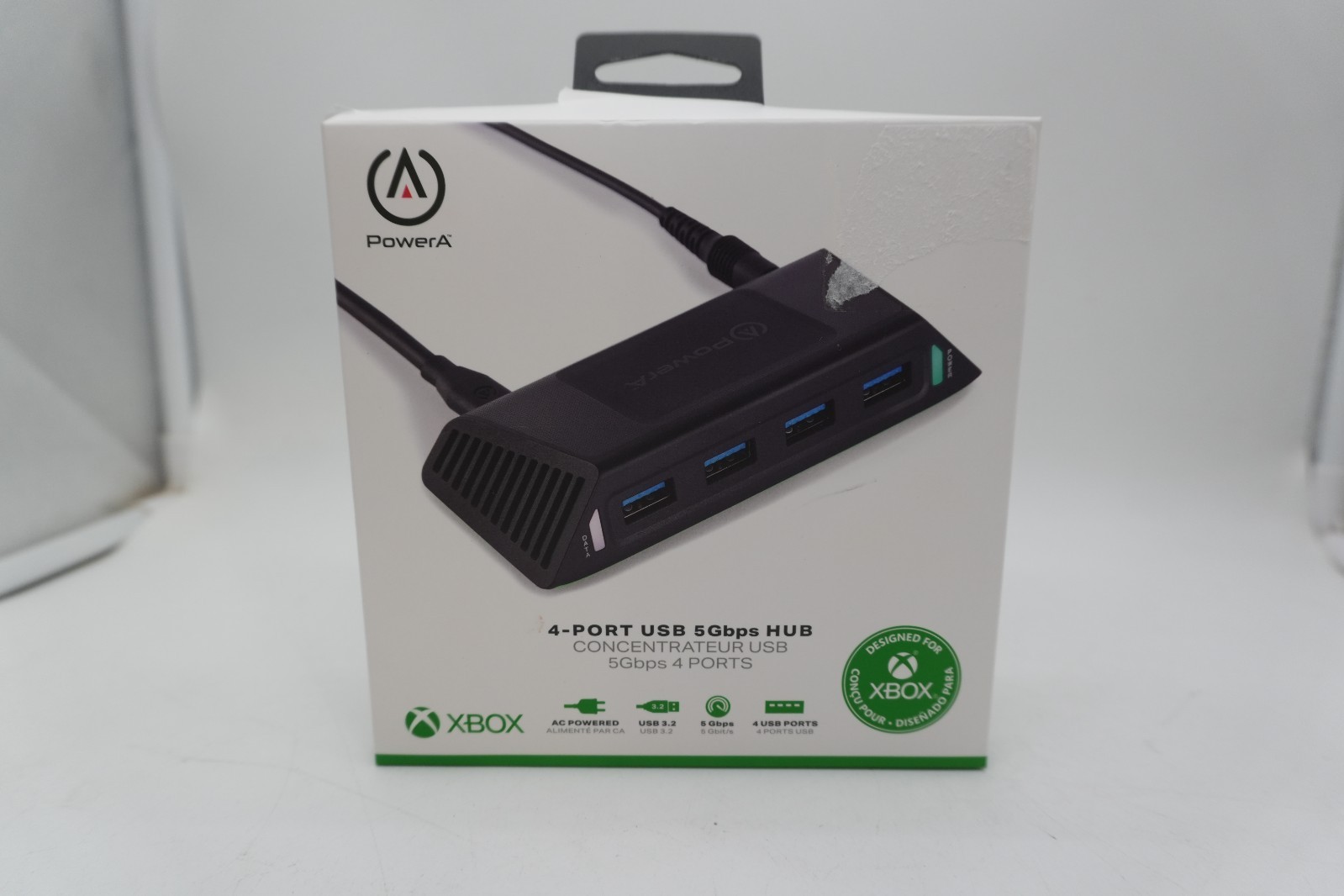 PowerA 4Port Hi-Speed USB Hub for XBOX / PC, USB 3, 6 ft. USB Cable