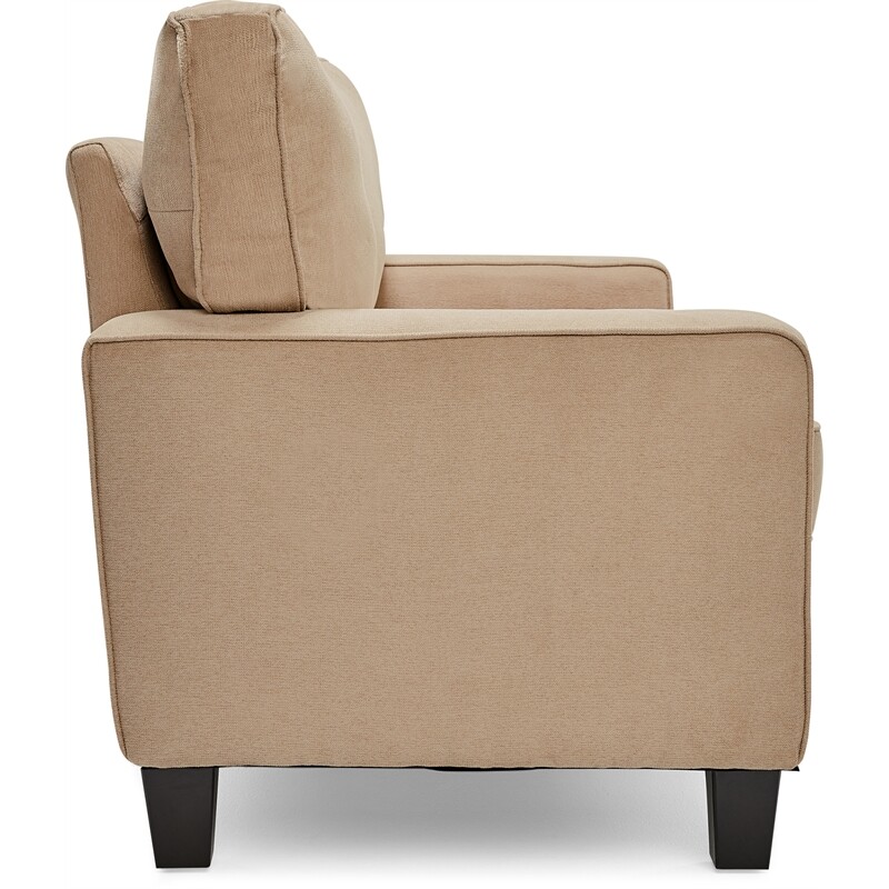 Serta RTA Palisades Collection 61" Loveseat in Silica Sand